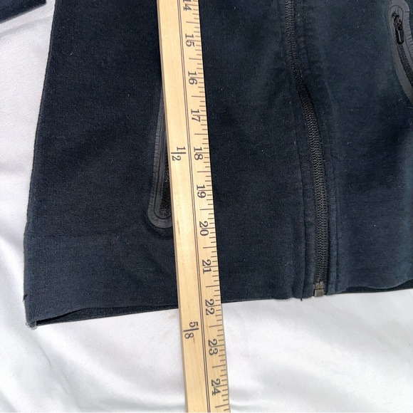 Nike Womens XS Black Full Zip Fitted Style Hoodie Activewear Jacket Cotton Blend - Picture 9 of 13